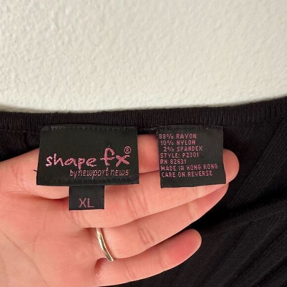 Shape FX Women’s Witchy Goth Black Vertical Ribbed Spaghetti Strap Body Con Maxi - Picture 2 of 6